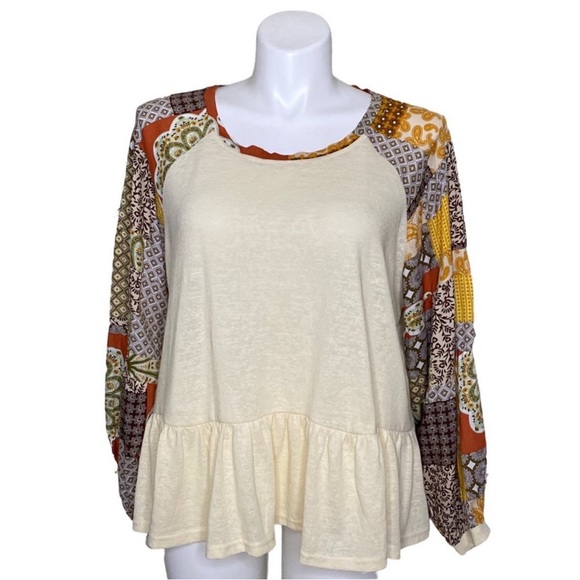 Umgee- 1X Boho long sleeve top - Picture 6 of 11
